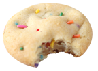 Wooden Spoon Cookie Dough Confetti cookie bite icon
